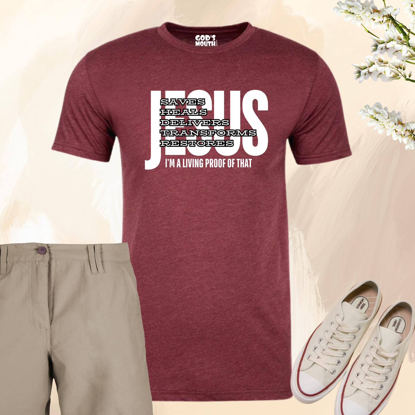 Jesus transforms, Unisex T-shirt