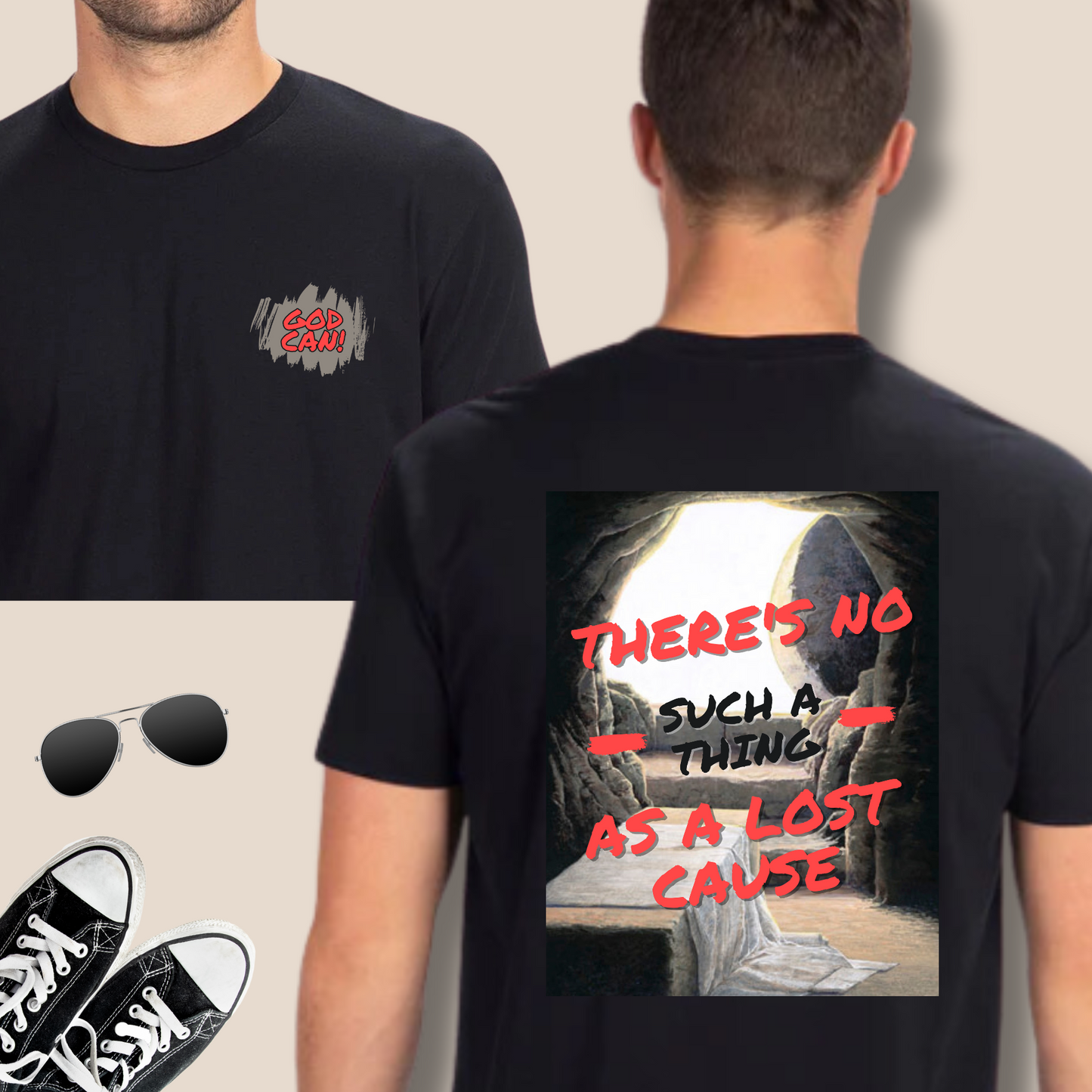 God Can, Long Body Unisex T-shirt