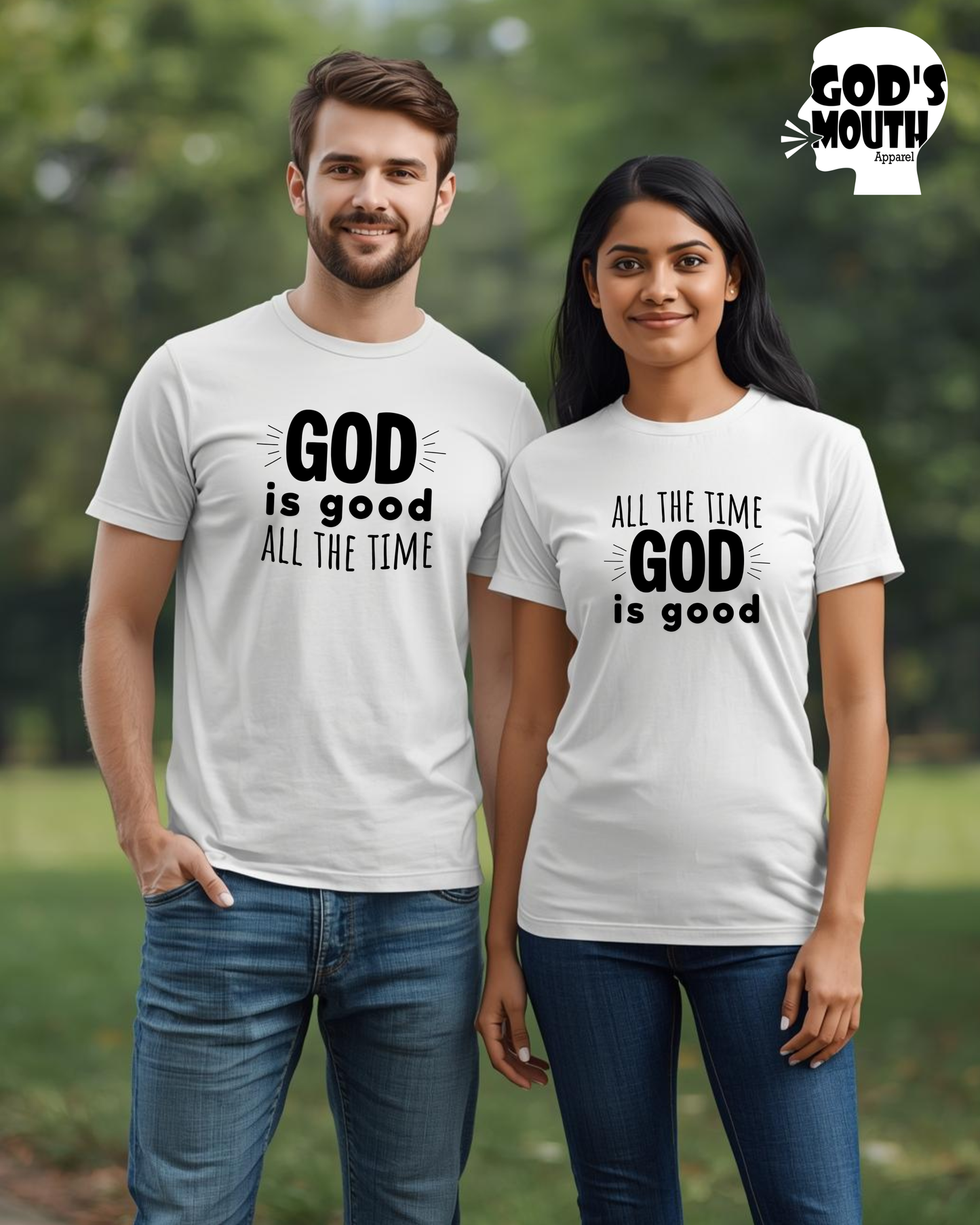God is Good All the Time, Couple Matching Shirts