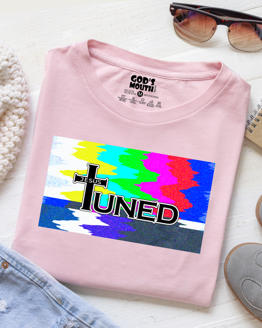 Jesus Tuned, Women's T-shirt