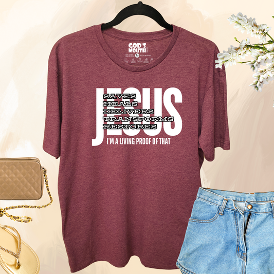 Jesus transforms, Unisex T-shirt